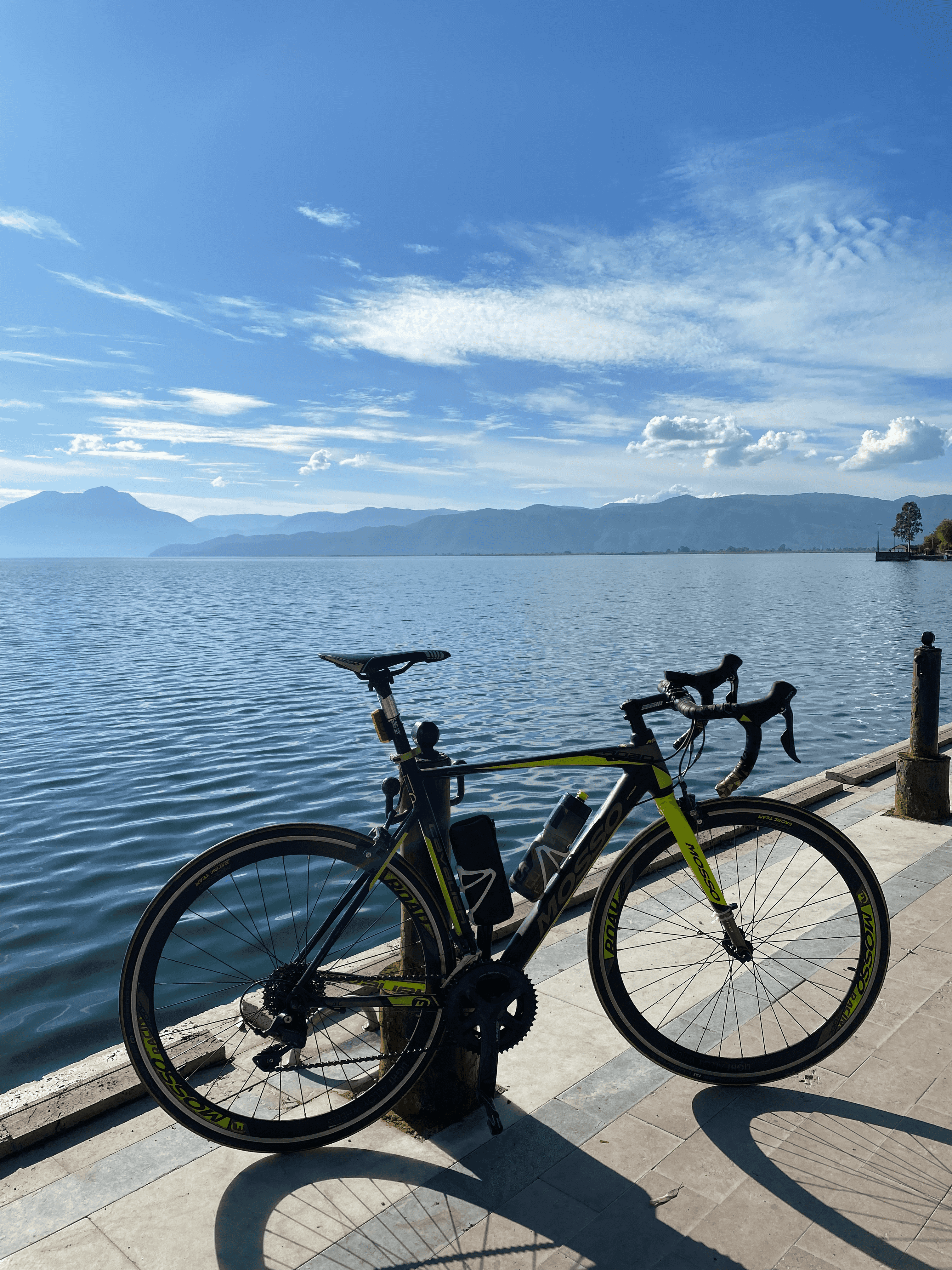 Cycling photo, Koycegiz Lake