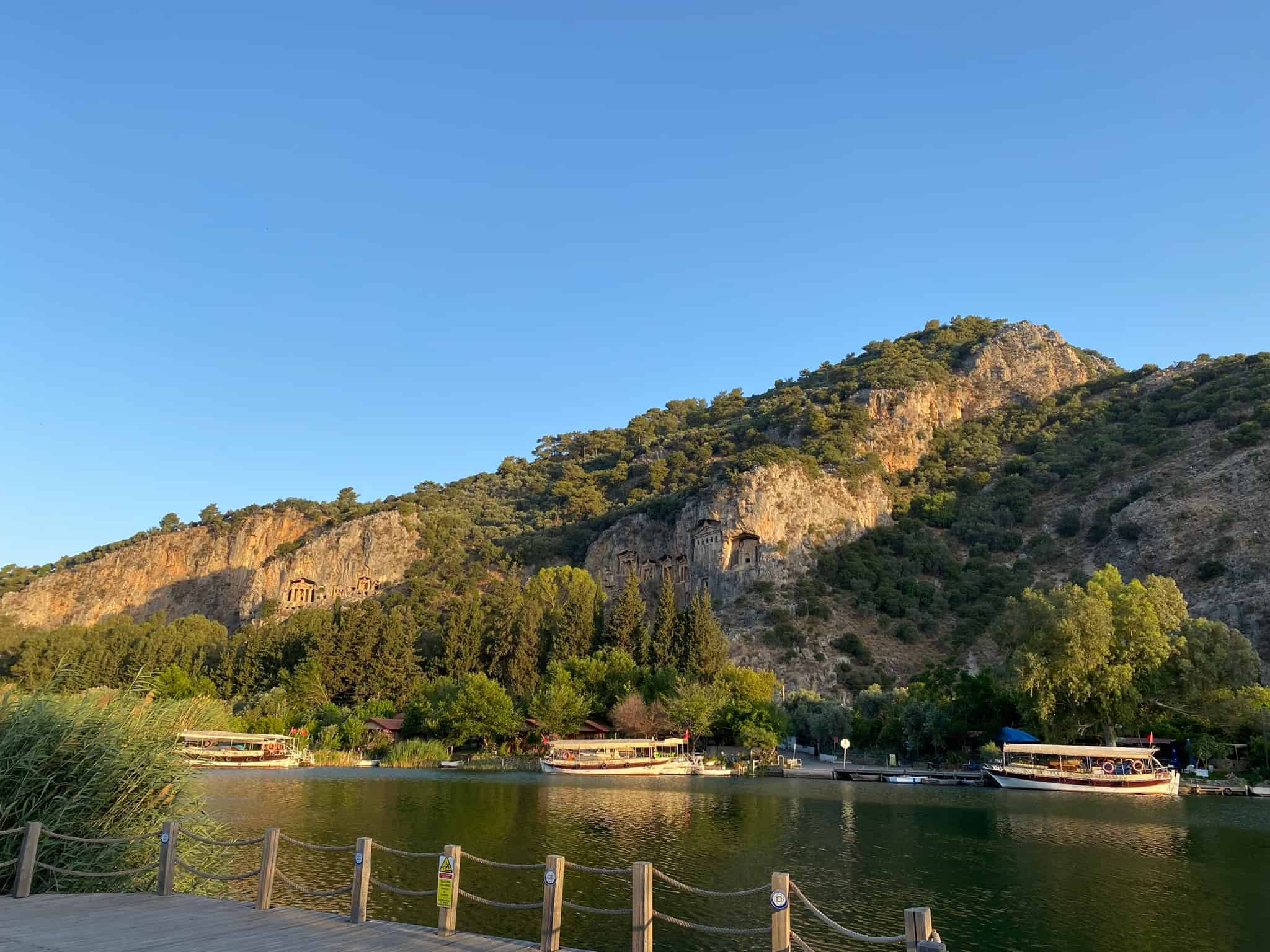 Cycling photo, Dalyan Caunos Tombs of the Kings