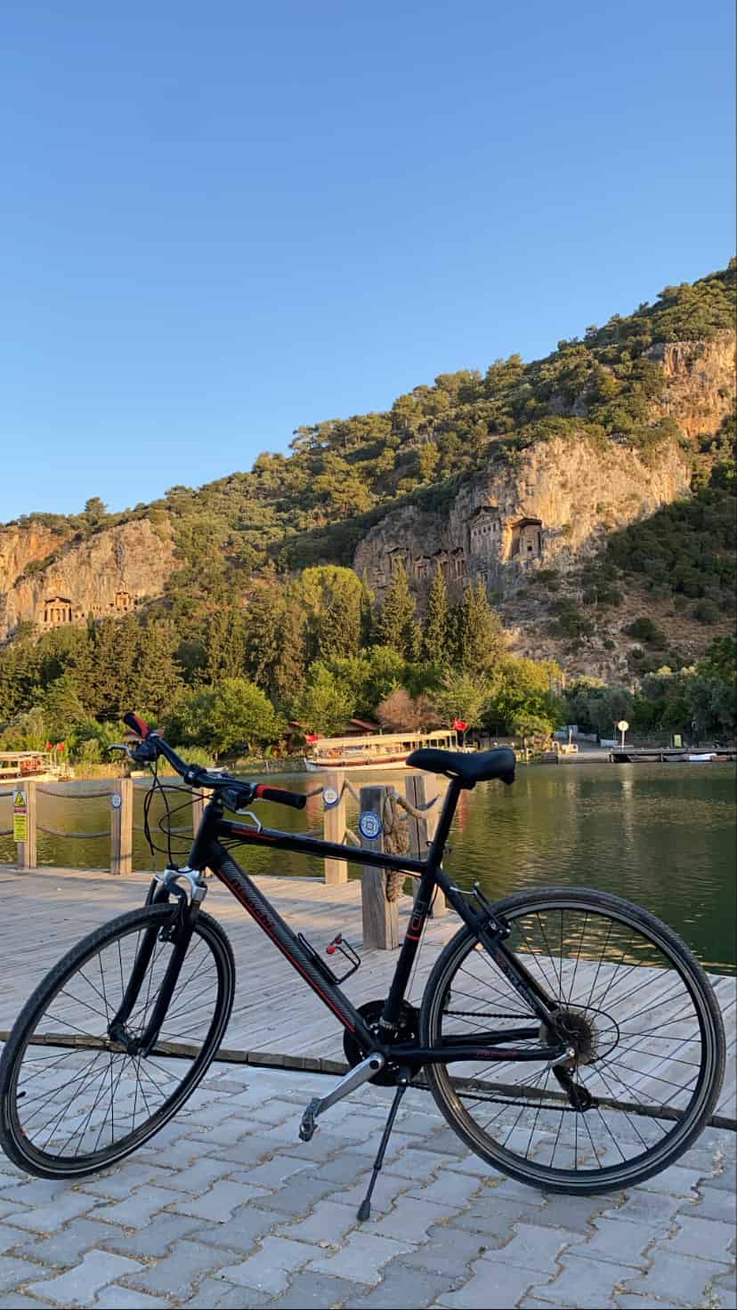 Cycling photo, Dalyan Caunos Tombs of the Kings